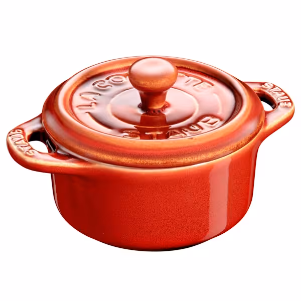 STAUB | CERAMIQUE - Mini Kookpot - Ø 100mm - Rond - Keramiek - Antiek koper