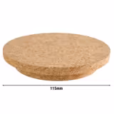 (6 szt.) Pokrywka korkowa - FRESH WOOD - Beżowy - Ø115mm - 115x115x15mm - kompatybilny z 10430 & 10435