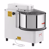 Impastatrice a spirale professionale - 53L / 44kg - 2 velocità - testa sollevabile & vasca estraibile - con timer - 400V trifase - per impasti ad alta idratazione