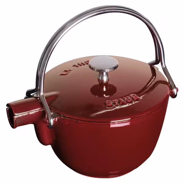 STAUB | SPECIALITIES - Theepot - 1,1 liter - Gietijzer - Grenadine rood