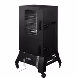 Commercial Smoking Oven - Digital - with 4 Shelves - on Castors - Black