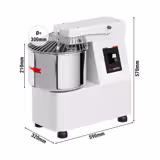 Impastatrice a spirale professionale - 15L / 10kg - 1 velocità - testa fissa - 230V monofase - per impasti ad alta idratazione