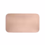 (2 pcs) SELTMANN WEIDEN | Rectangular Coupe Plate – Flat – Porcelain – 350×200 mm – Dusty Pink