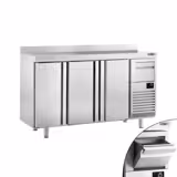 Ψυγείο πάγκος συντήρησης PREMIUM PLUS - 1960x600 mm - 520 λίτρα - 3 πόρτες, πλάτη ανύψωσης & εκκενωτής καφέ