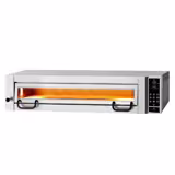 Four à pizza PROFESSIONNEL électrique - Sole en pierre réfractaire - 1 x 6 pizzas Ø34cm - 400V - Commandes écran tactile