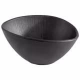 (6 Stück) Schale - NERO - Melamin - 0,5 Liter - Schwarz