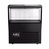 Îlot réfrigéré pour bouteilles / refroidisseur d’impulsion – 69 litres – avec 2 couvercles coulissants en verre