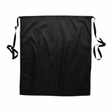 (5 Stück) Taillen-Schürze mit Tasche - Schwarz - Länge: 76 cm