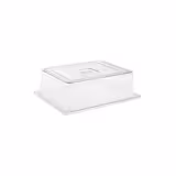 (6 pcs) Couvercle de présentation - Empilable - GN 1/2 - Polycarbonate - 325x265mm - Hauteur:95mm
