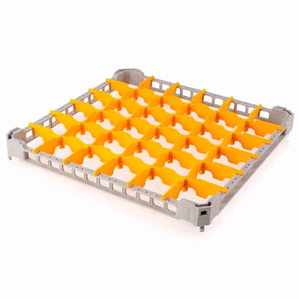 Aufsatzrand für Gläserspülkorb - 36 Fächer - 500x500mm - Passend für GKFP5050 & GKFP36