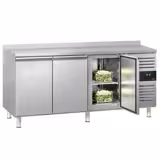 Tavolo refrigerato ECO - 1795x700mm - Ventilata - con 3 porte - Alzatina