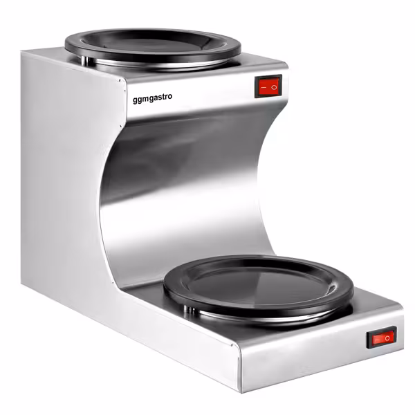 Warmhalteplatte - 160 Watt - für 2 Kaffee- oder Teekannen je Ø 174mm