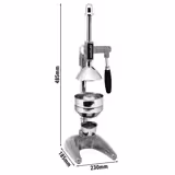 Commercial manual citrus press - cast iron - textured grey