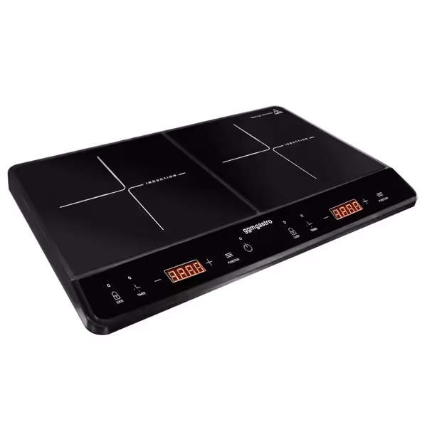 Inductiekookplaat - Tafelmodel - 605x360x63mm - 3,5 kW - 2 kookzones rond