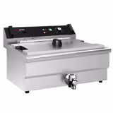 Fritadeira elétrica de pastelaria - 30L - 5kW - com torneira de drenagem