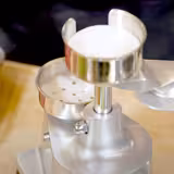 Hamburgerpers handmatige - Ø 130mm - RVS