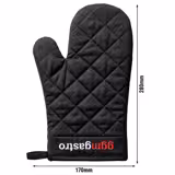 Oven glove with thumb - polyester-cotton - length: 280 mm