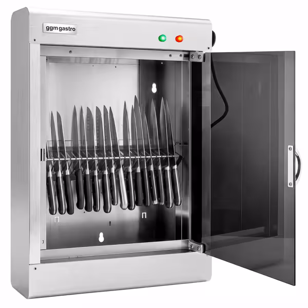 Sterilizzatore per coltelli - per 20 coltelli - con supporto per coltelli - timer fino a 60 min