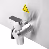 Électrique Cuiseur à pâtes professionnel - 8L - 3,25kW - avec robinet de vidange - avec 4 paniers inclus