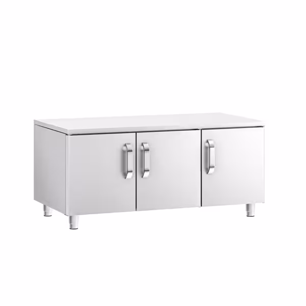 Ανοξείδωτο ερμάριο βάσης - 1200mm - 3 Πόρτες