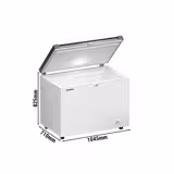 LIEBHERR frysbox med lock i rostfritt stål - 1,0 x 0,72 m - 266 liter