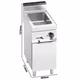 Sähkökäyttöinen vesihaude - 1,2 kW - 1x GN 1/1 - tyhjennyshana