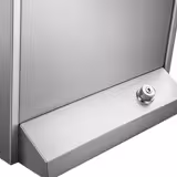 Commercial Hand Wash Sink - Stainless steel - with foot-operated tap, soap dispenser