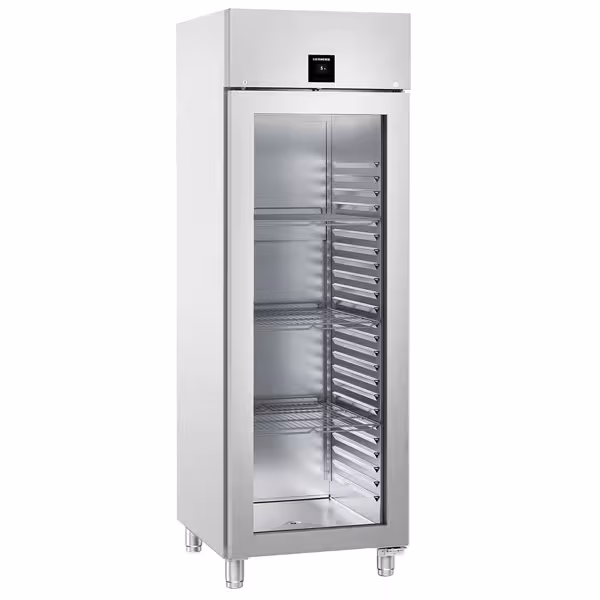 LIEBHERR | Kühlschrank Edelstahl PERFORMANCE - 625 Liter - GN 2/1 - Innen Edelstahl - mit 1 Glastür