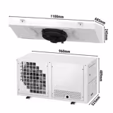 Commercial Remote Split System Refrigeration Pack - max. for 20 m³ - IP rating IP 51 - 745W