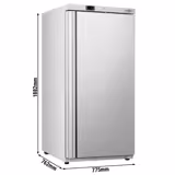 Lagertiefkühlschrank Edelstahl ECO - 600 Liter - mit 1 Tür - Innenseite der Tür aus Kunststoff