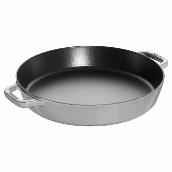 STAUB | PANS - مقلاة بايلا - بقطر 340 مم - حديد زهر - رمادي غرافيت