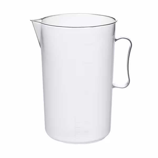 كوب قياس - بولي بروبيلين - 2 لتر - مع تدرّج كل 100 ml