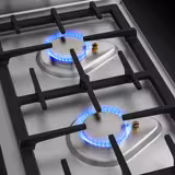 Cuisinière à gaz - 7 kW - 2 brûleurs - incl. soubassement avec 1 porte