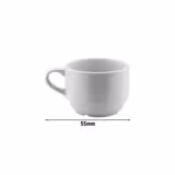 (6 Stück) ENTITY - Espressotasse - Weiß