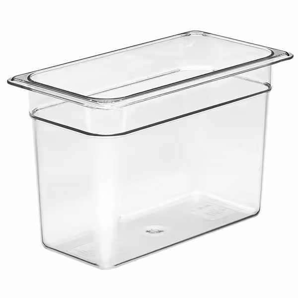 (6 pièces) CAMBRO | Camview® - Bac GN 1/2 en copolymère - Transparent - Hauteur : 200 mm - Sans BPA