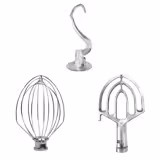 Batedeira planetária profissional - 20 litros - 1,1kW - com ecrã, Iluminação e 3 acessórios de mistura