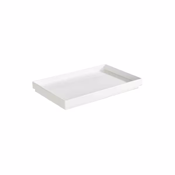 (6 pz) Vassoio GN - ASIA PLUS - Melamina - GN 1/4 - Altezza: 30mm - Bianco