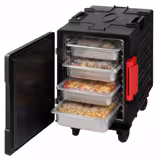 Front-Loading Insulated Food Thermobox – 88 Litres – for 12 × GN 1/1 – with Quiet Castors