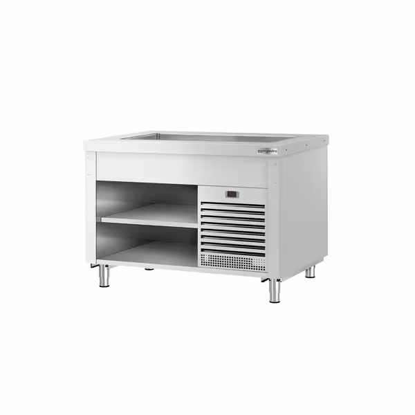 طاولة بوفيه باردة KOPENHAGEN - 1240 mm - مع حوض GN مبرد - مناسب لـ 3x GN 1/1
