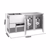 Barkoelkast PREMIUM - 1950x700mm - 2 deuren
