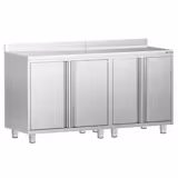 Pracovní skříňka - Pro kávovar - 1800x600 mm - Se 4 křídlovými dveřmi a zadní lištou