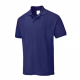 (5 Stück) Herren Poloshirt - Marine - Größe: M