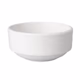 (6 pcs) Dessert Bowl - Budgetline - Porcelain - 260ml - square - 120x120mm - White