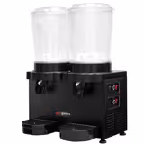 Ayran-/mehuannostelija - 2 säiliötä hanalla - 2x 10 l - 500 W - musta