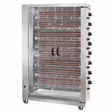 Commercial Electric Chicken Rotisserie Oven - 38.4kW - with 8 Skewers for up to 48 chickens