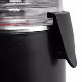 Warme chocoladedispenser (bain-marie roerdispenser) - 5 liter - 1,0kW - handvulling - Zwart - Temperatuur: 65°C tot 90°C