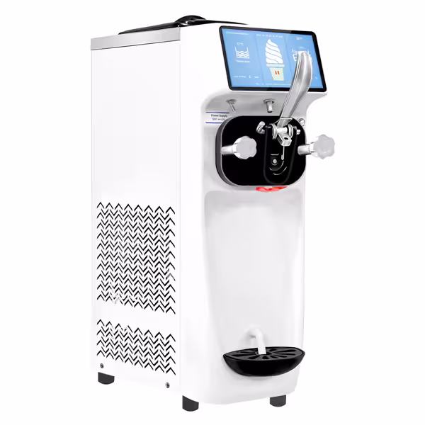 Softijsmachine - 16Liter/u - 1,15kW - Touchscreen - voor 1 smaken - Tafelmodel - luchtgekoeld