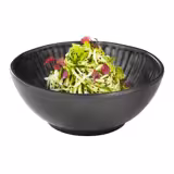 (6 uds) Bol cuadrado - AIKO - Melamina - 1,2L - 205x205mm - Profundidad: 80mm - Negro