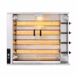 Gas Kippengrill - 18,8kW - met 4 spittten - voor tot 20 kippen