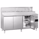 Pizza Hazırlık Buzdolabı PREMIUM - 1795x700mm - 3 Kapılı - 8 x GN 1/3